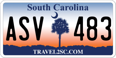 SC license plate ASV483