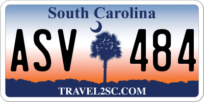 SC license plate ASV484