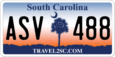 SC license plate ASV488