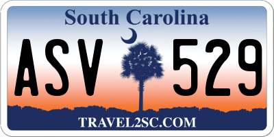 SC license plate ASV529