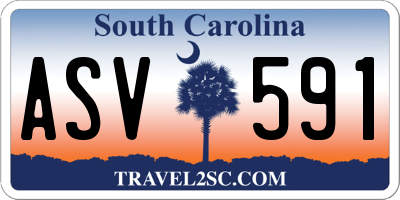 SC license plate ASV591