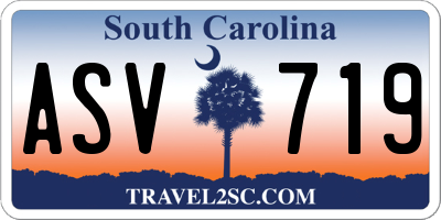 SC license plate ASV719