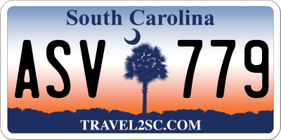 SC license plate ASV779