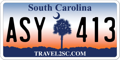 SC license plate ASY413