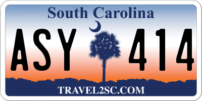 SC license plate ASY414