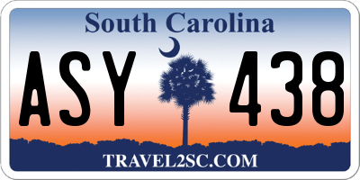 SC license plate ASY438