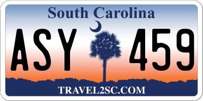 SC license plate ASY459