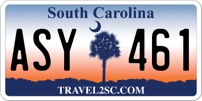 SC license plate ASY461