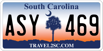 SC license plate ASY469