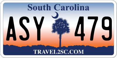 SC license plate ASY479