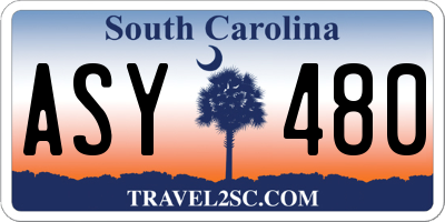 SC license plate ASY480