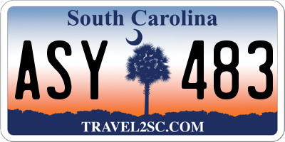 SC license plate ASY483