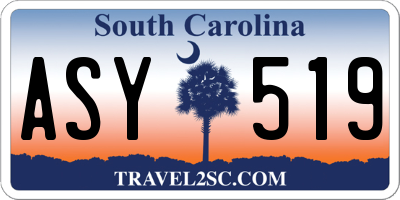 SC license plate ASY519