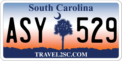 SC license plate ASY529