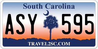 SC license plate ASY595