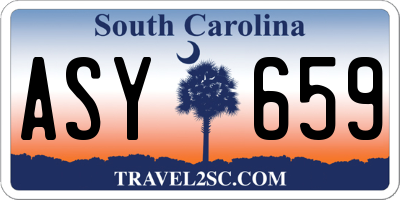 SC license plate ASY659