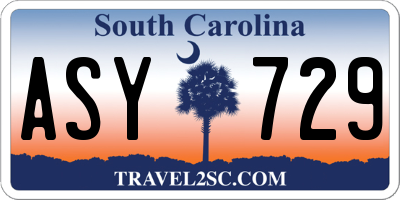 SC license plate ASY729