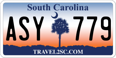 SC license plate ASY779