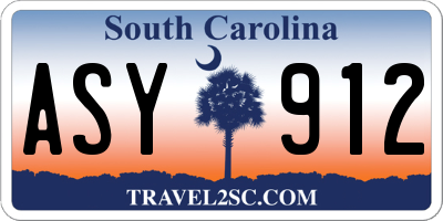 SC license plate ASY912