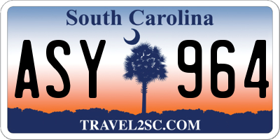 SC license plate ASY964