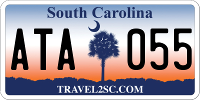 SC license plate ATA055