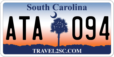 SC license plate ATA094