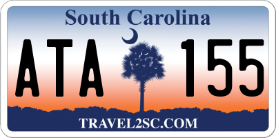 SC license plate ATA155