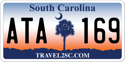SC license plate ATA169