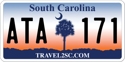 SC license plate ATA171