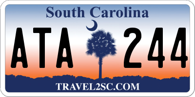 SC license plate ATA244