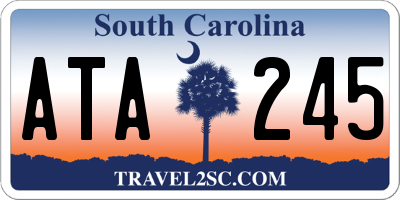 SC license plate ATA245