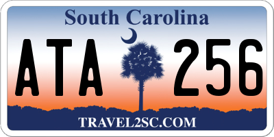 SC license plate ATA256