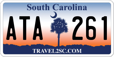 SC license plate ATA261