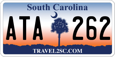 SC license plate ATA262