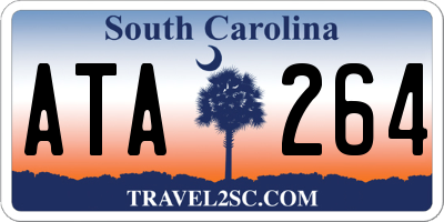 SC license plate ATA264