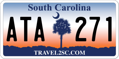 SC license plate ATA271