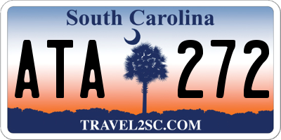 SC license plate ATA272
