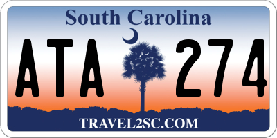 SC license plate ATA274