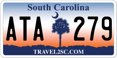 SC license plate ATA279