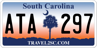 SC license plate ATA297
