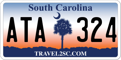 SC license plate ATA324