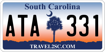 SC license plate ATA331