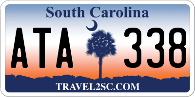 SC license plate ATA338