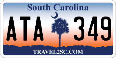 SC license plate ATA349