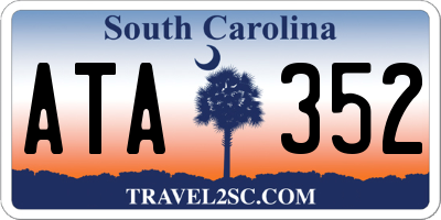 SC license plate ATA352