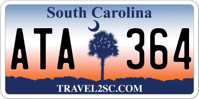 SC license plate ATA364