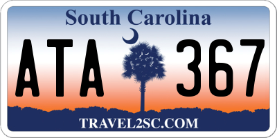 SC license plate ATA367