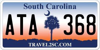 SC license plate ATA368