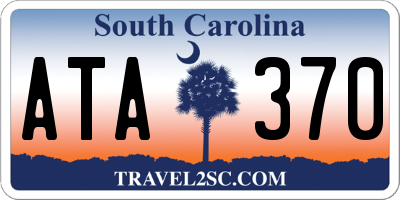 SC license plate ATA370