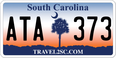 SC license plate ATA373